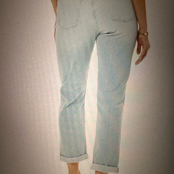 Hudson Natalie Light Wash Destroyed Boyfriend Jeans NWT SZ 27 - Picture 10 of 11